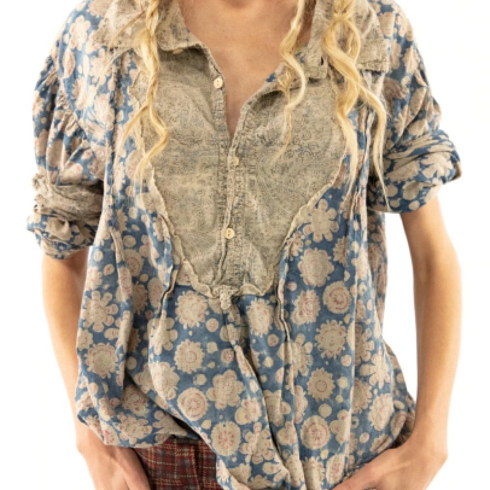 Magnolia Pearl Tora shirt in Rourke